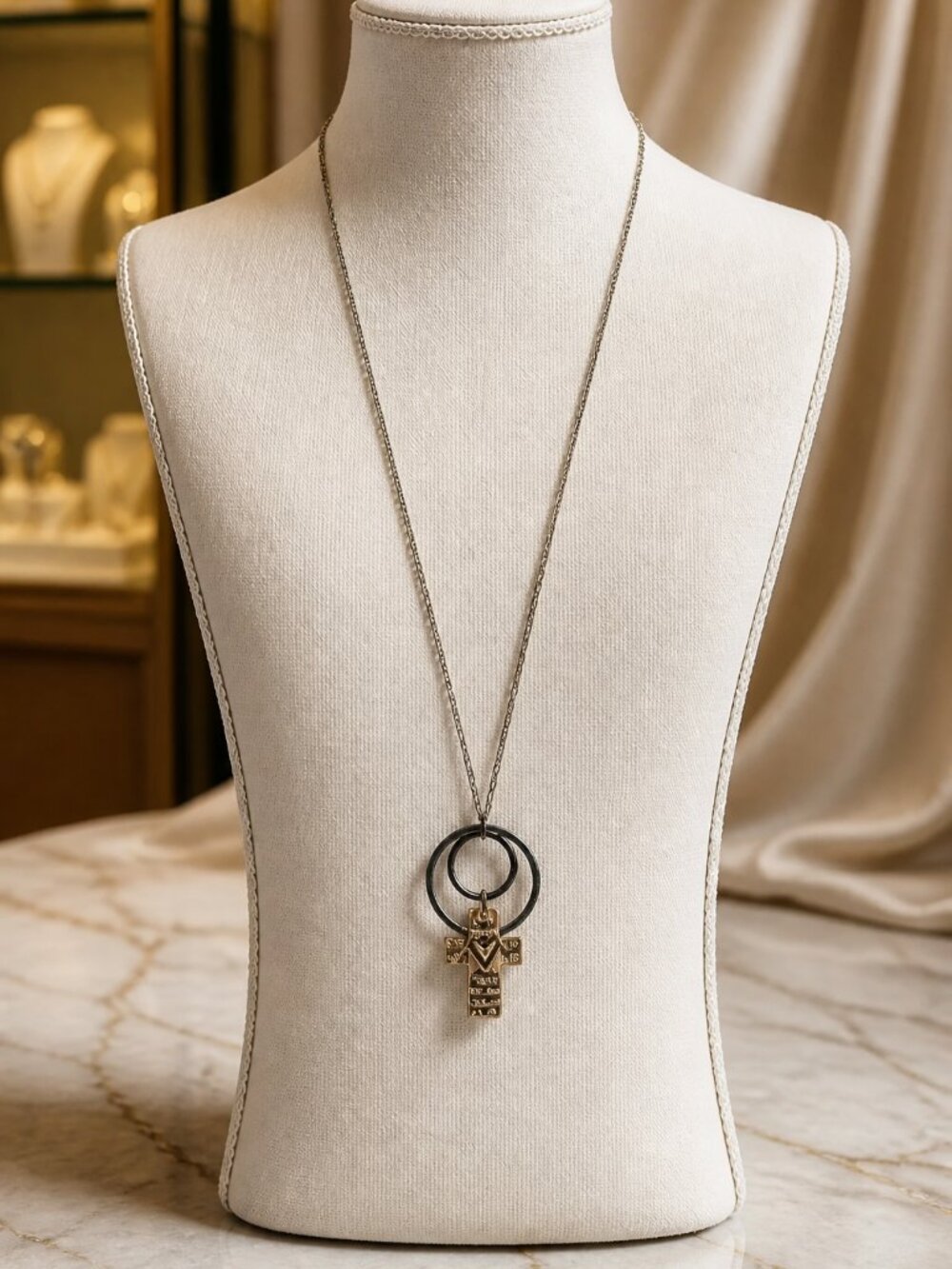 Religious Necklace - Proverbs: 3.3 -‎ "Trust the Lord with All your Heart" -